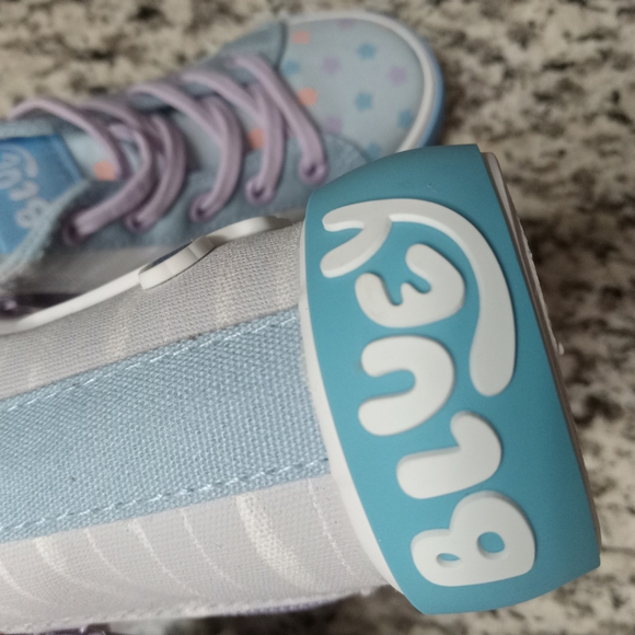 Kids Star Pattern Sneakers - Blue and Purple - Picture 2 of 6